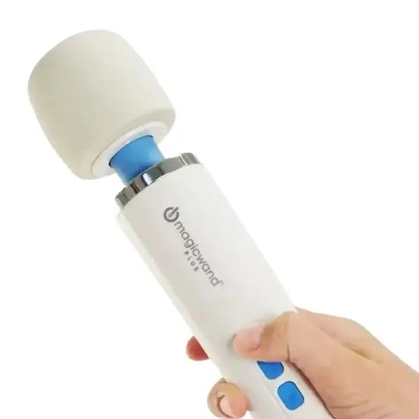 Magic Wand Plus – komfortabler Griff für einfache Anwendung und präzise Massage.